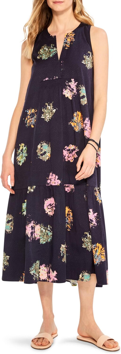 

Миниатюрное яркое платье в горошек NIC+ZOE, цвет Indigo Multi