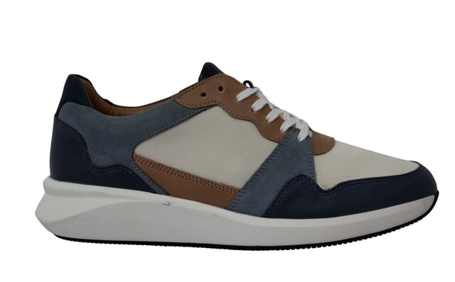 

Женские бело-синие кроссовки rio run Clarks, синий, Черный