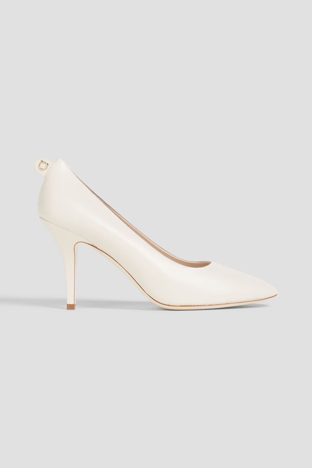 

Кожаные туфли Judy 85 Ferragamo, экрю