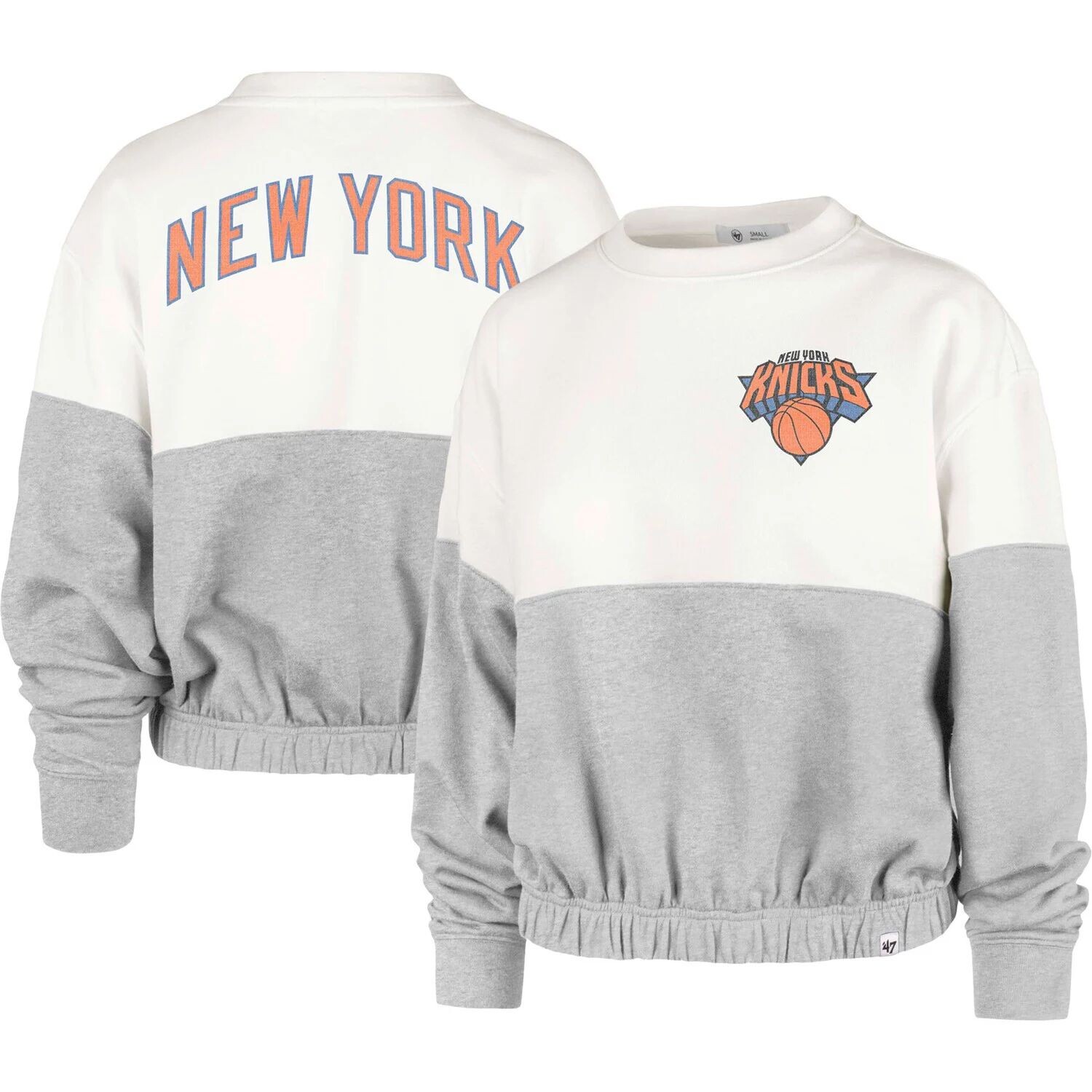 

Женская кремовая толстовка New York Knicks 2022/23 City Edition '47 Take Two Bonita, Бежевый