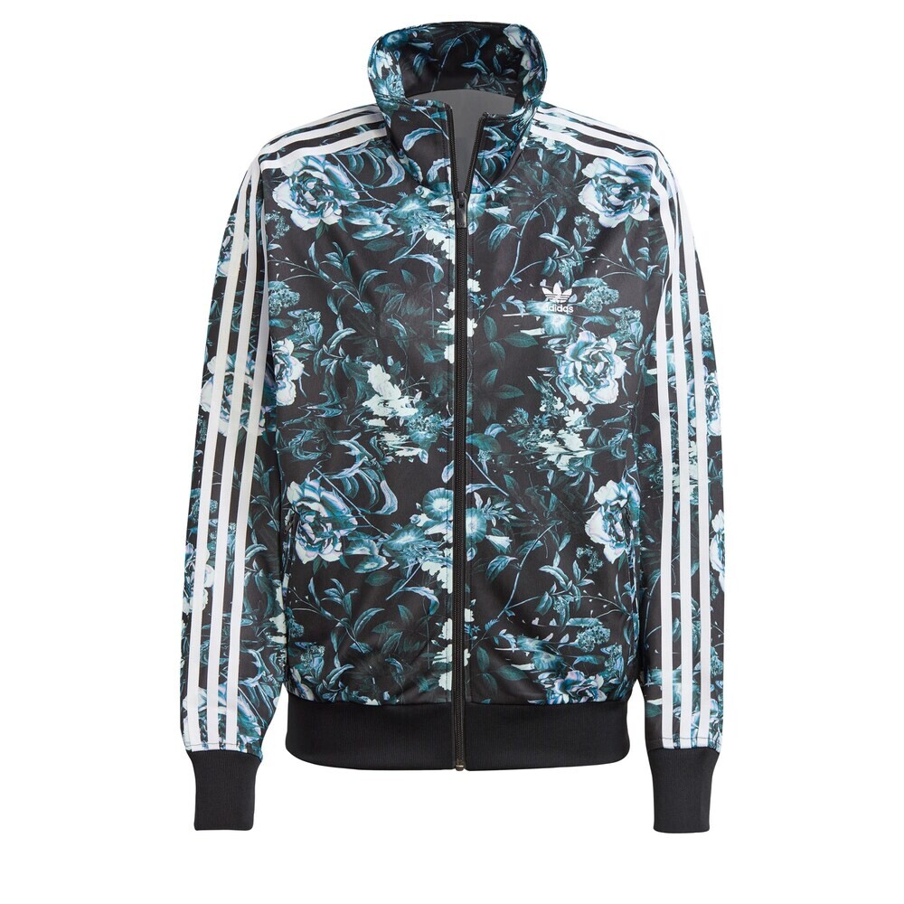 

Спортивная толстовка на молнии Adidas Flower Firebird, черный