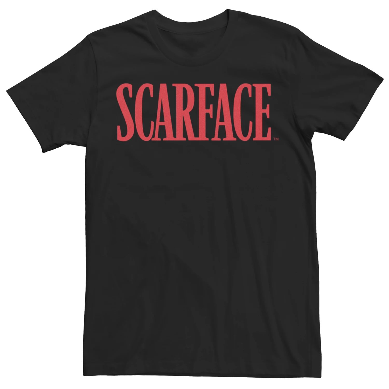 Мужская красная футболка с логотипом Scarface Licensed Character