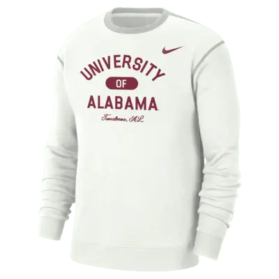 

Топ Nike Alabama, цвет Summit White/Grey Fog/Team Crimson