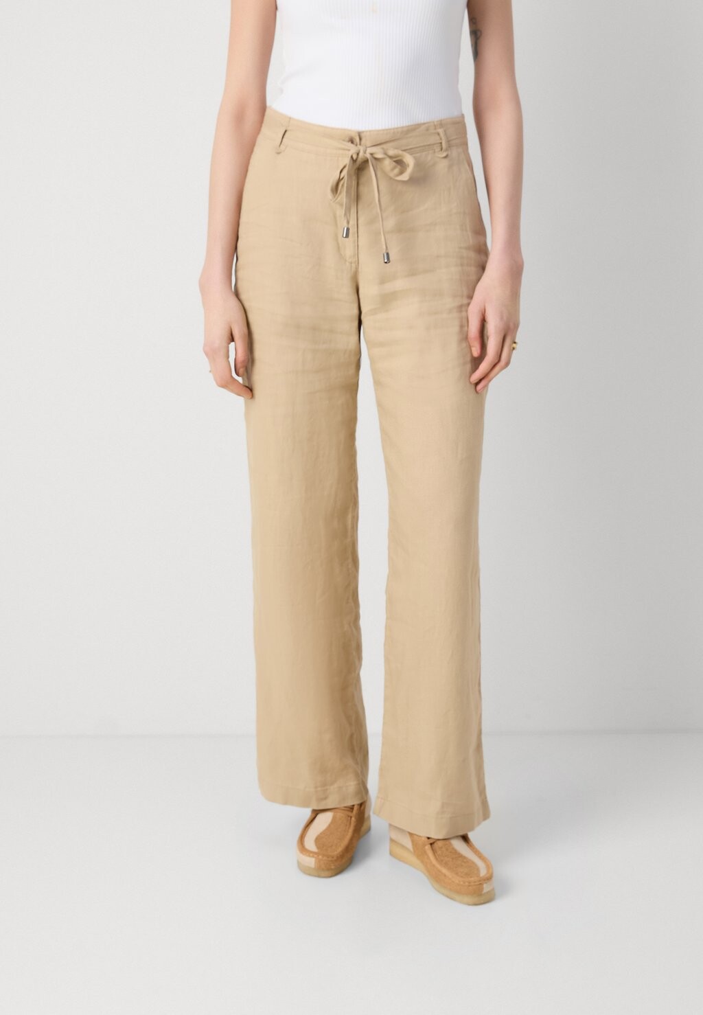 

Брюки Wide Leg Esprit, бежевые