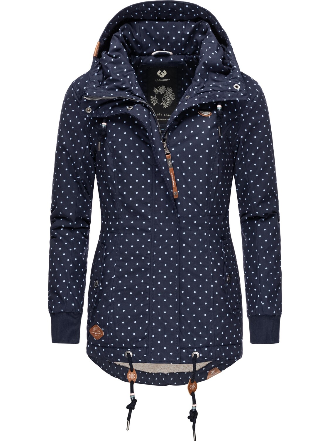 

Пуховик ragwear Danka Dots II Intl., темно синий