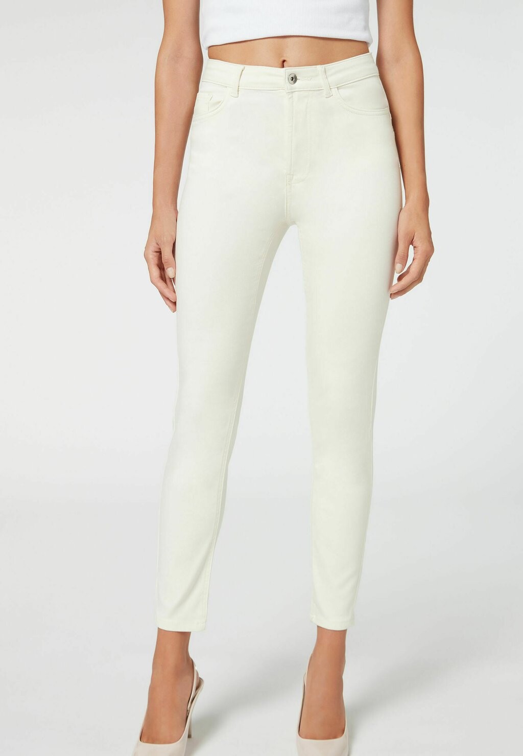 

Джинсы slim fit Calzedonia, цвет weiß beige