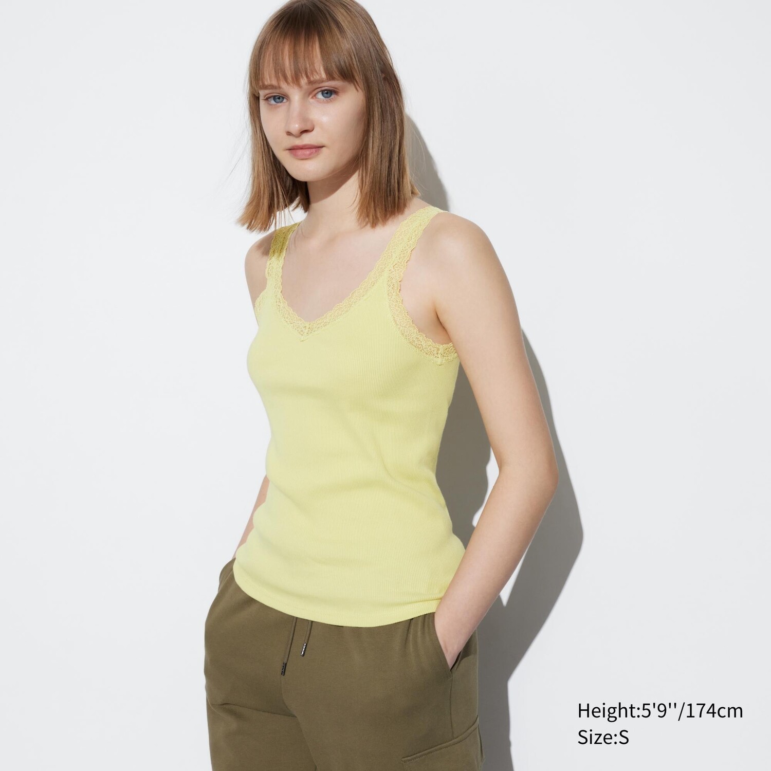 

Кружевная майка в 2-х положениях UNIQLO, зеленый