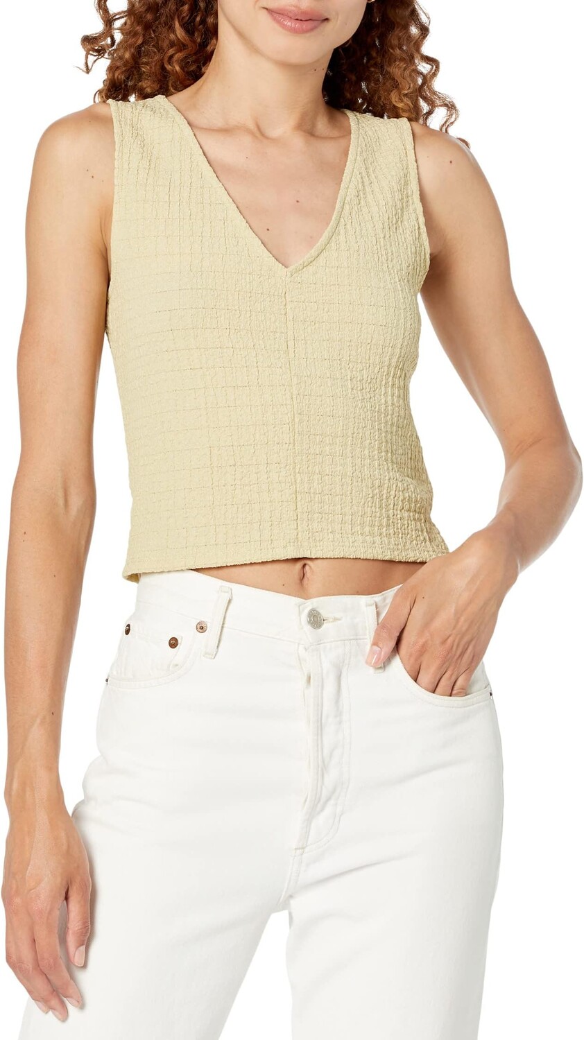 

Топ Rue - Жаккардовый жаккард стрейч с геометрическим рисунком Madewell, цвет Pale Lichen