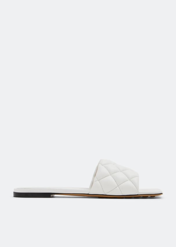 

Сандалии Bottega Veneta Padded Flat, белый