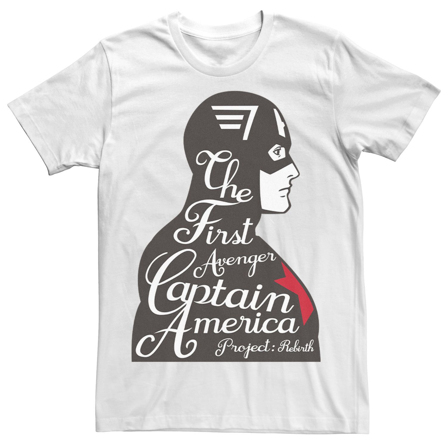 Мужская футболка «Капитан Америка: Первый мститель» Marvel фигурка капитан америка из фильма первый мститель другая война