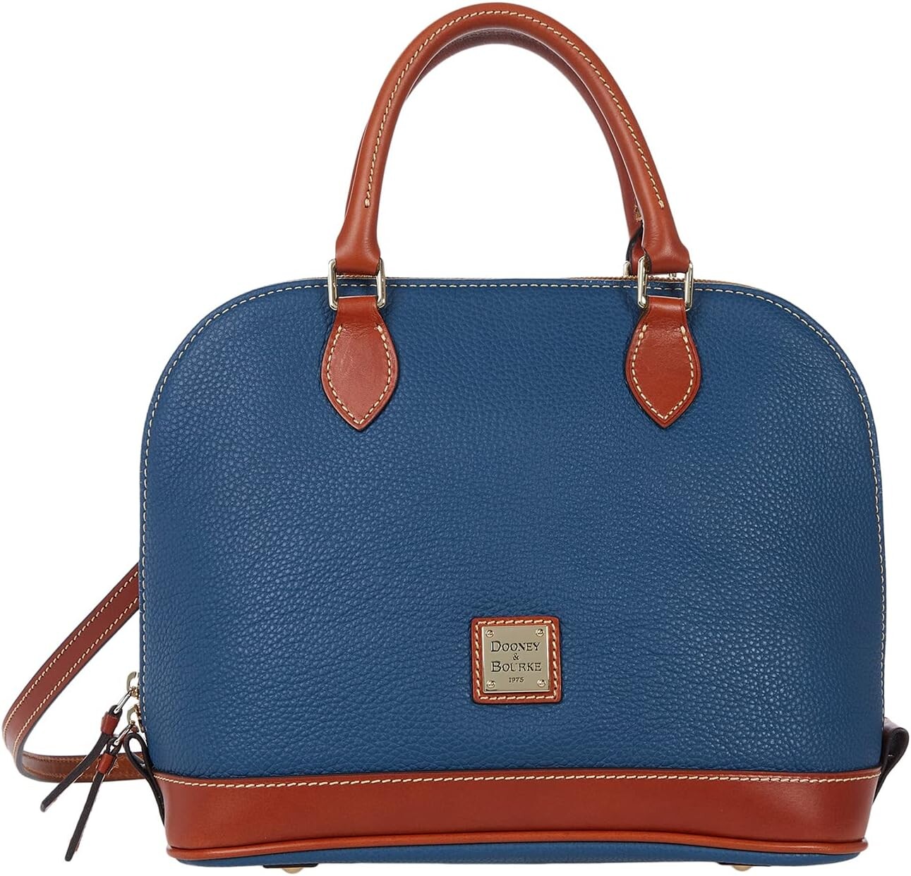 

Сумка Pebble на молнии Dooney & Bourke, цвет Jeans w/ Tan Trim