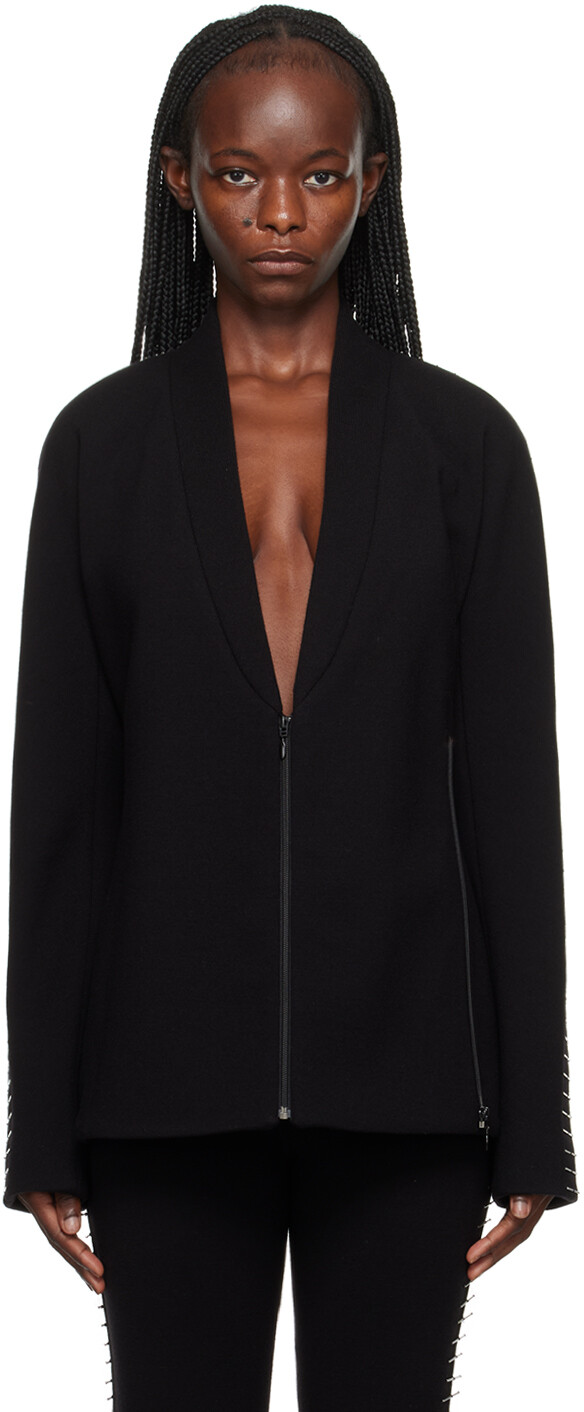 

ALAЧерная куртка на молнии ALAÏA