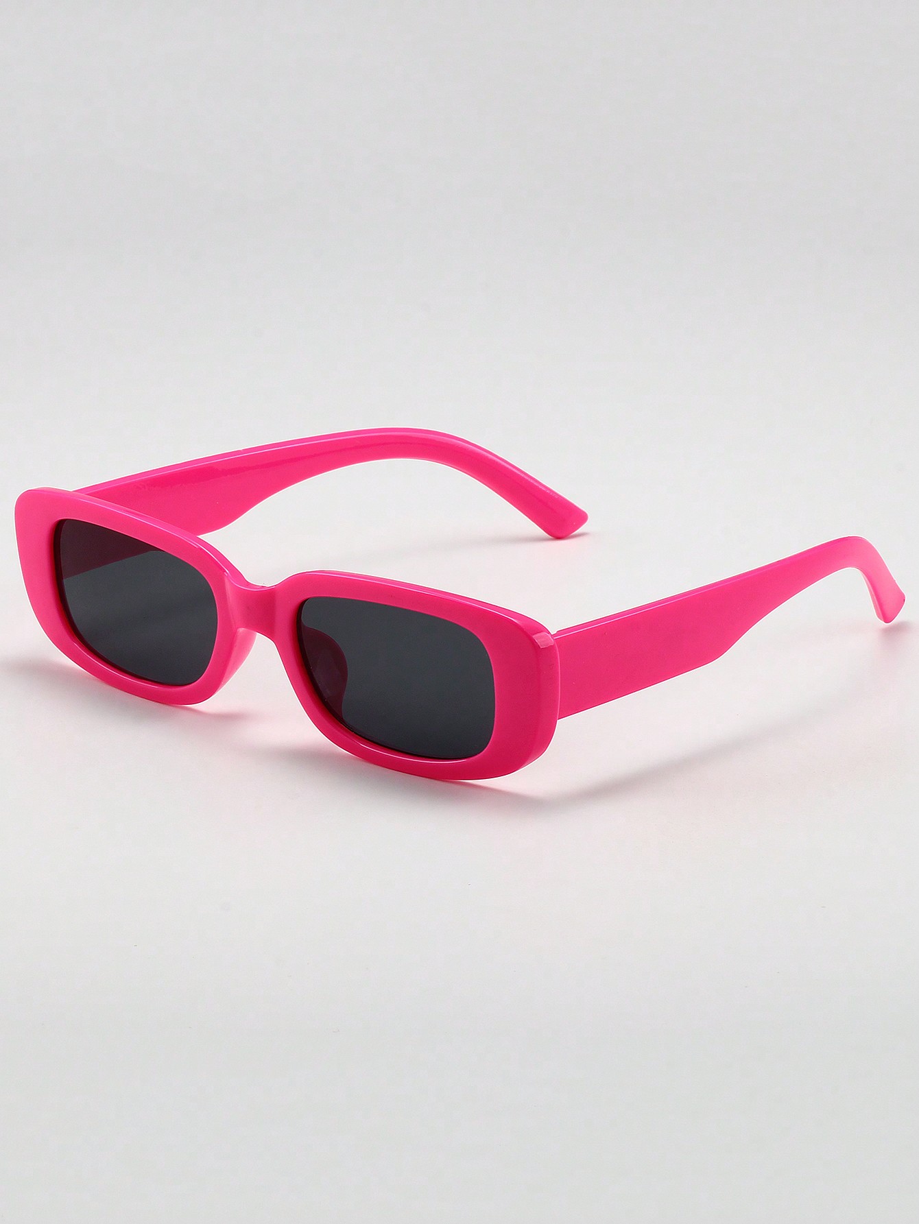 цена 1шт унисекс ПК материал розовые овальные солнцезащитные очки с украшением