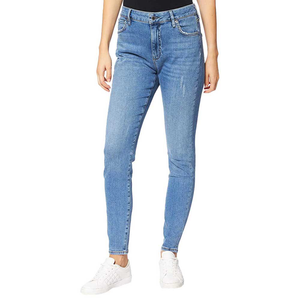 Джинсы Superdry High Rise Skinny, синий джинсы superdry superthermo skinny high rise синий