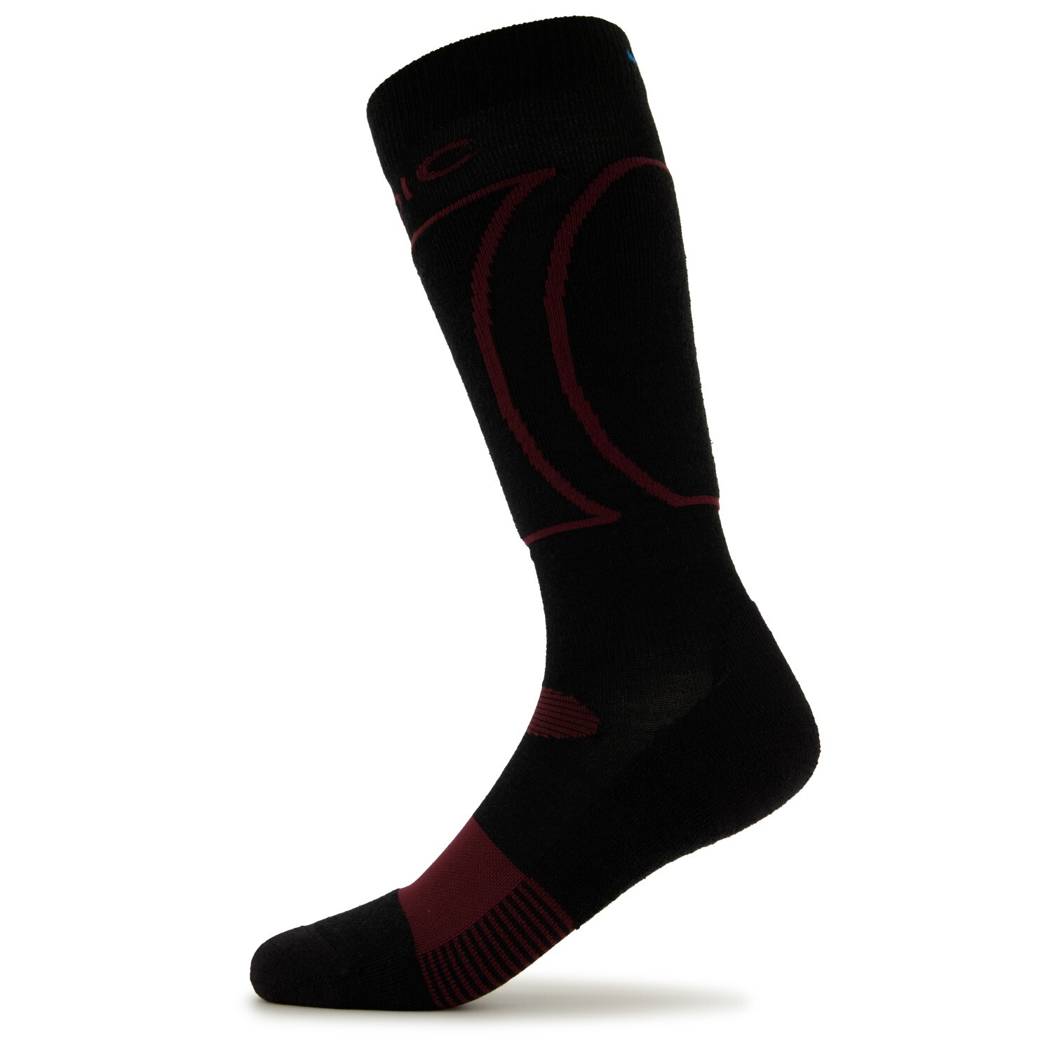 

Лыжные носки Stoic Merino Ski Socks Tech Heavy, цвет Black/Maroon