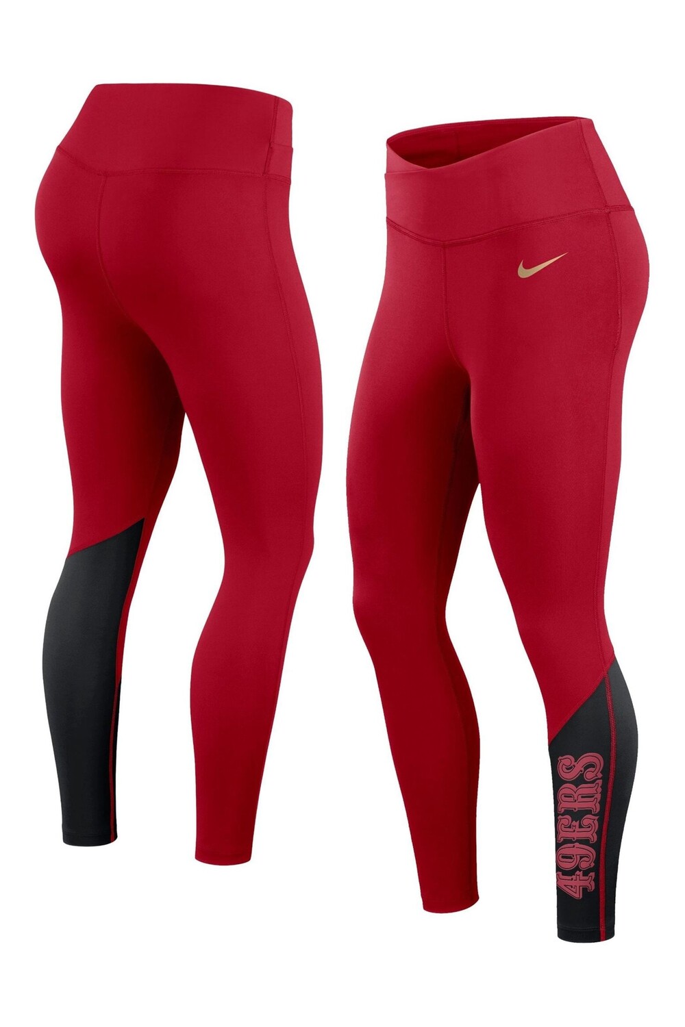 

Женские леггинсы Nike Fanatics San Francisco 49ers Nike, красный