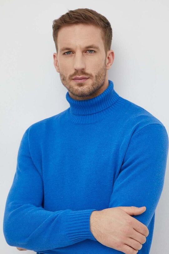 

Свитер из смесовой шерсти United Colors of Benetton, синий