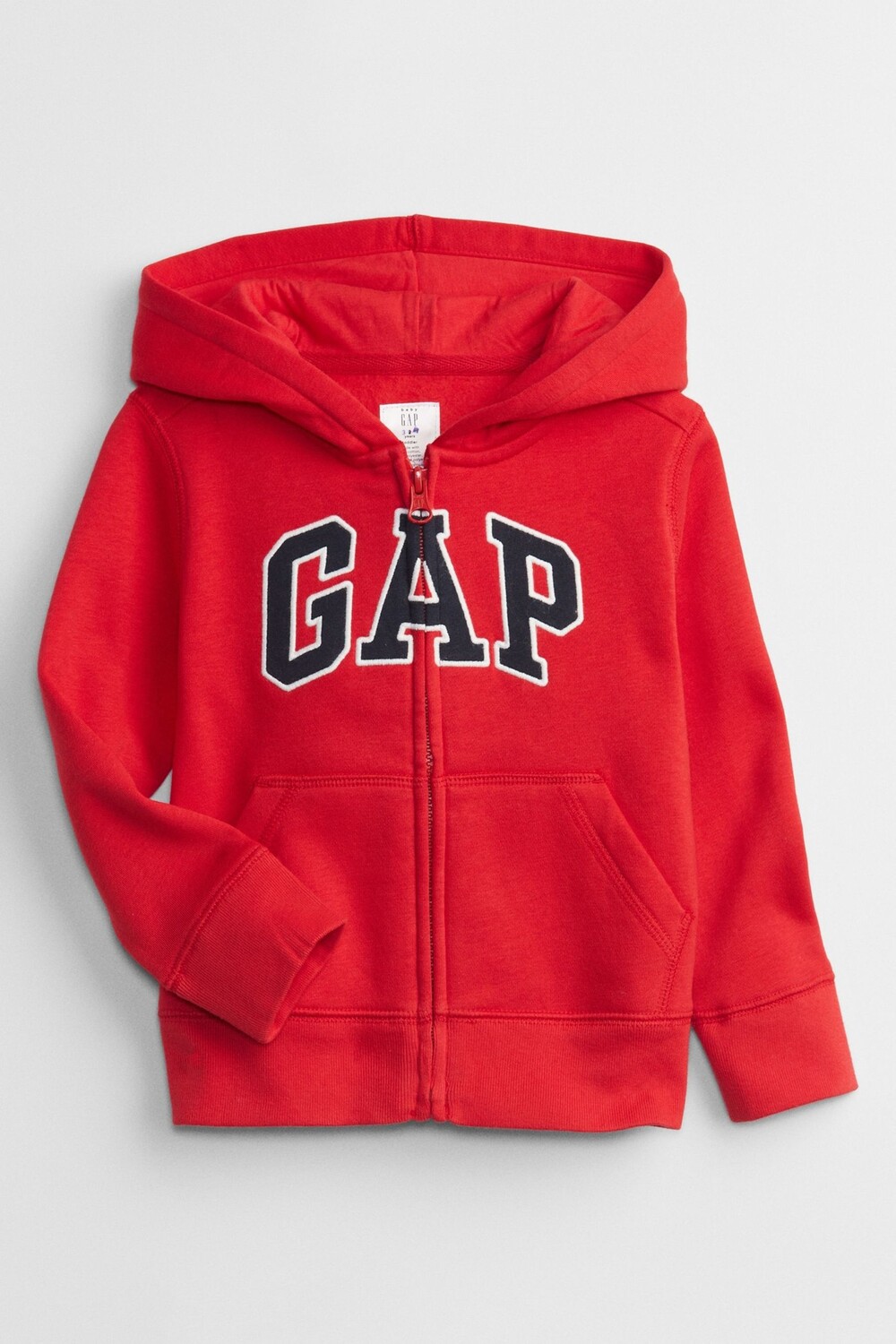 

Толстовка на молнии с логотипом Gap, красный