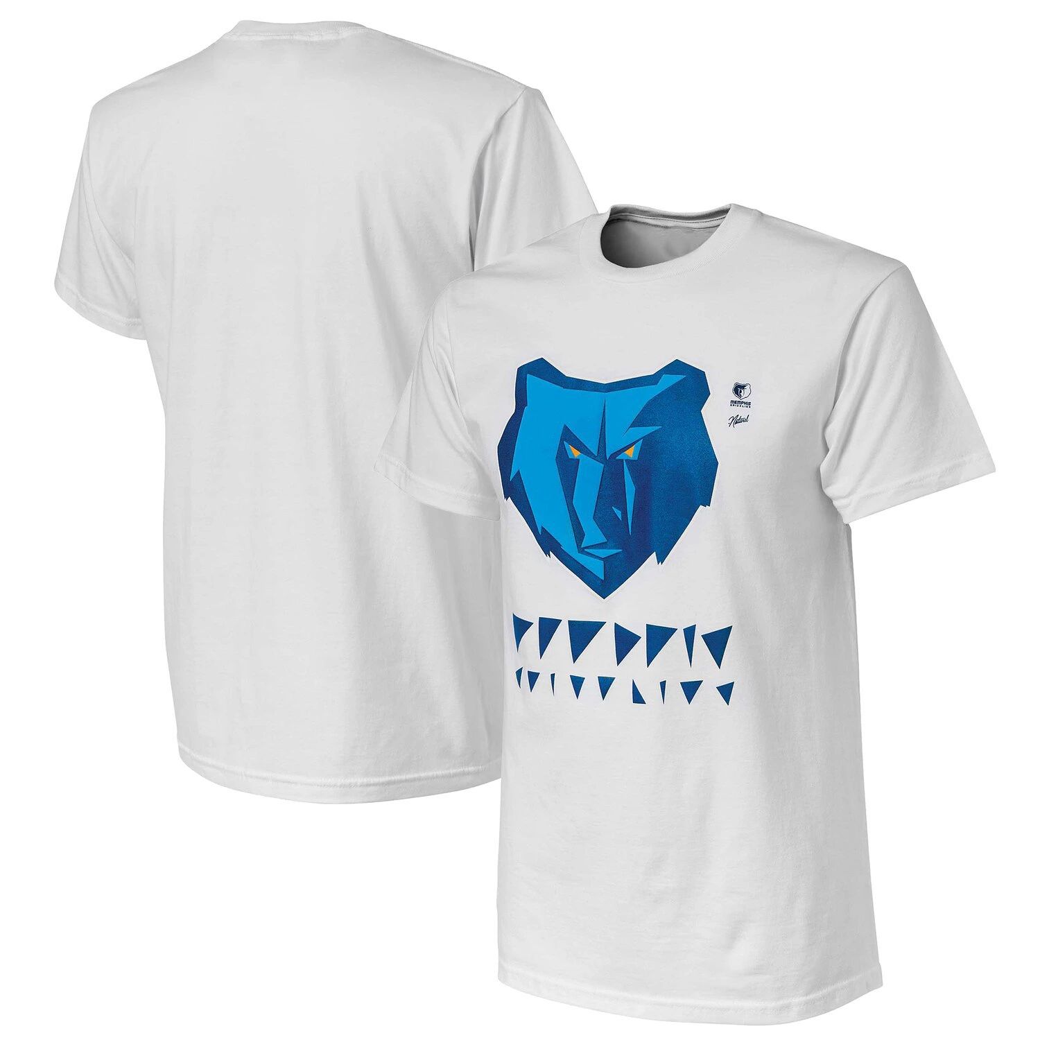 Мужская футболка NBA x Naturel White Memphis Grizzlies без идентификатора вызывающего абонента