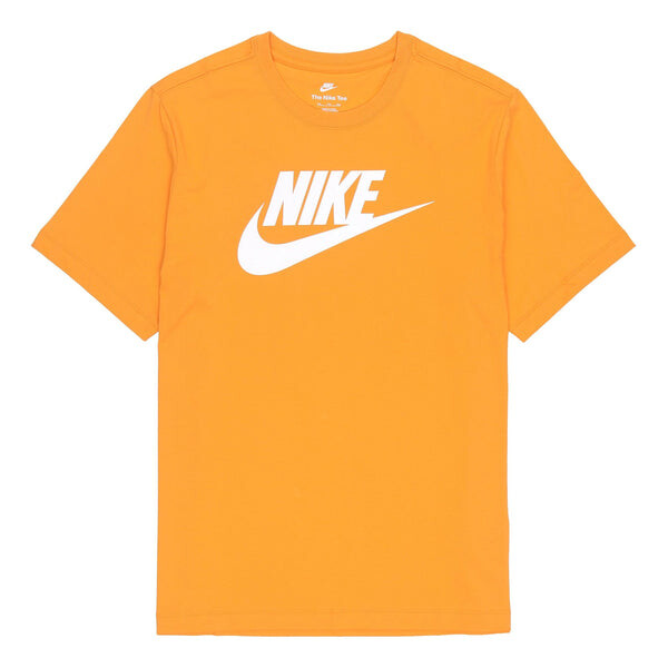 

Футболка Nike Alphabet Large Logo Printing Round Neck Short Sleeve Yellow, мультиколор