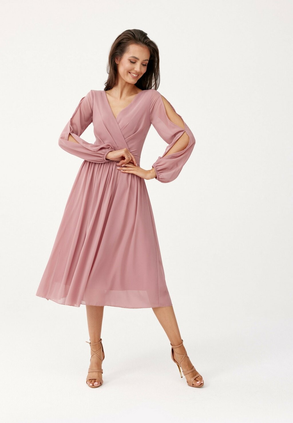 

Летнее платье Roco Fashion, розовый