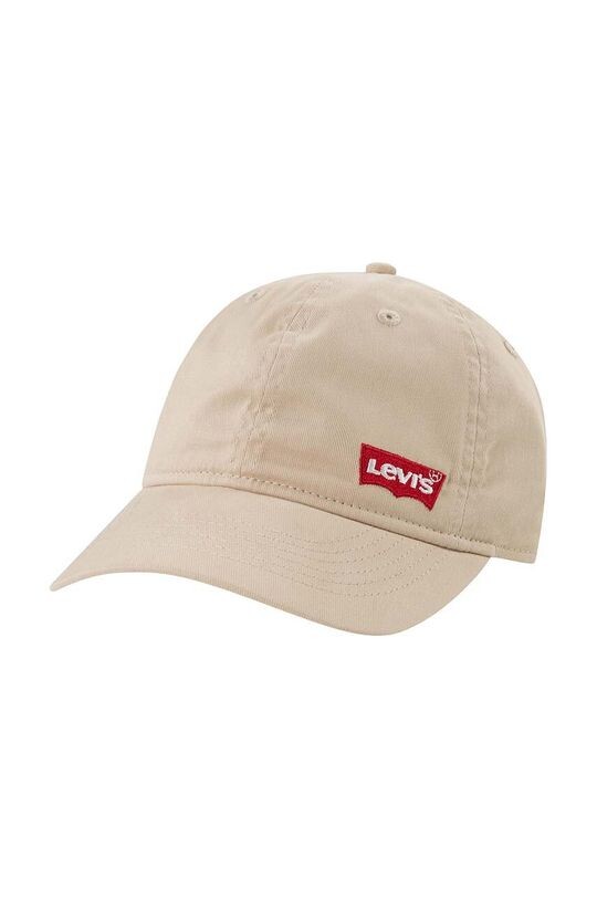 

Levi's Детская хлопковая бейсболка LAN RICHMOND BATWING CURVE BRI, бежевый