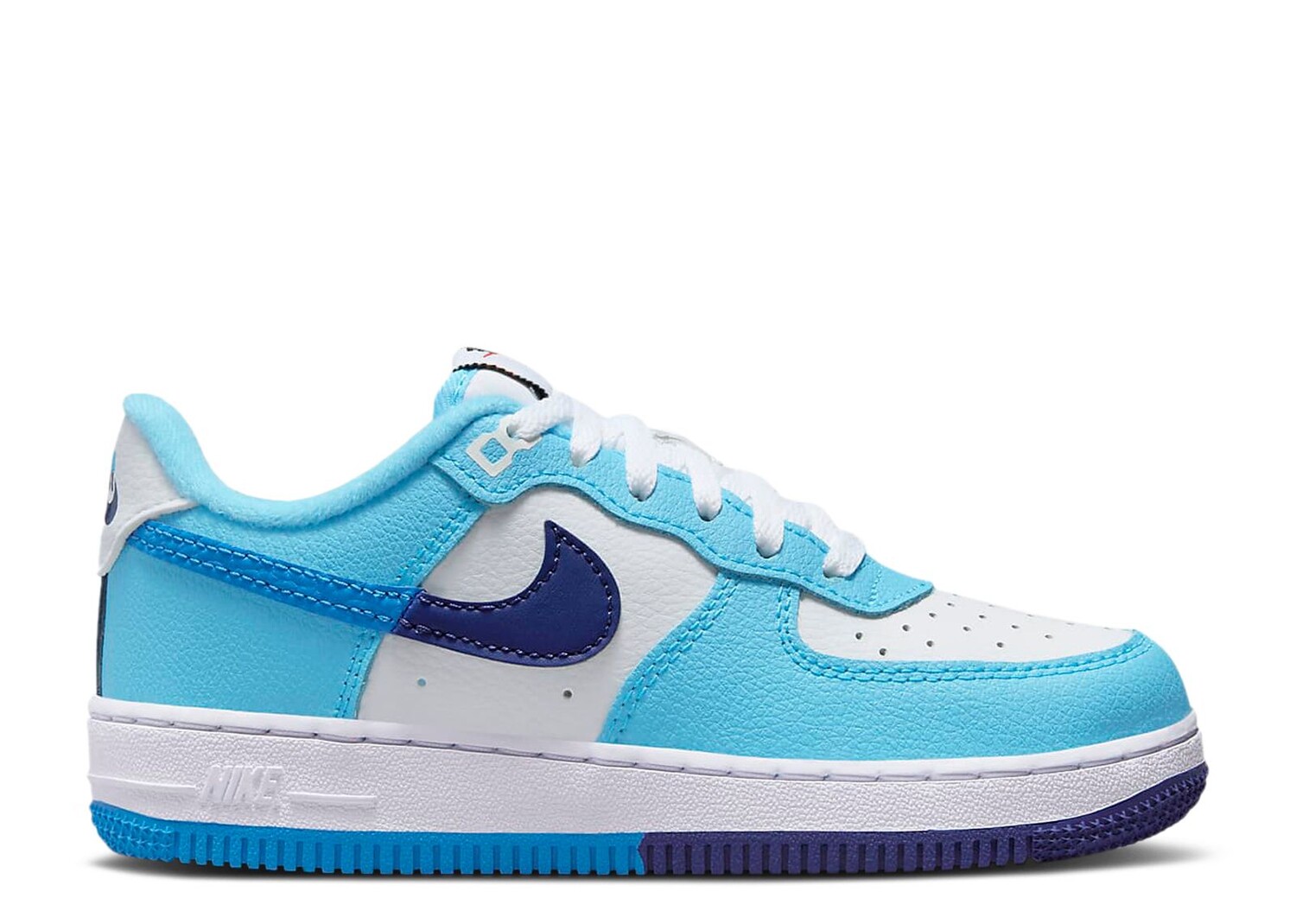

Кроссовки Nike Force 1 Lv8 Ps 'Split - Light Photo Blue', синий