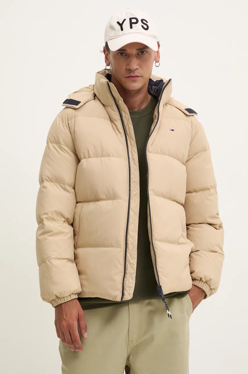 

Пуховик Tommy Jeans, бежевый
