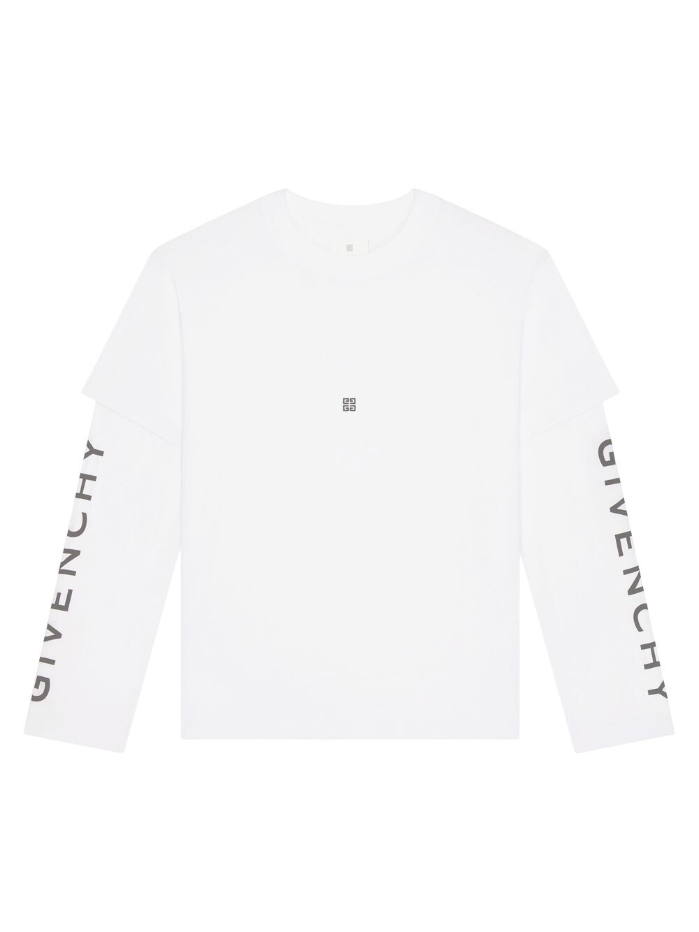 

Футболка Cut & Layer из джерси Givenchy, белый