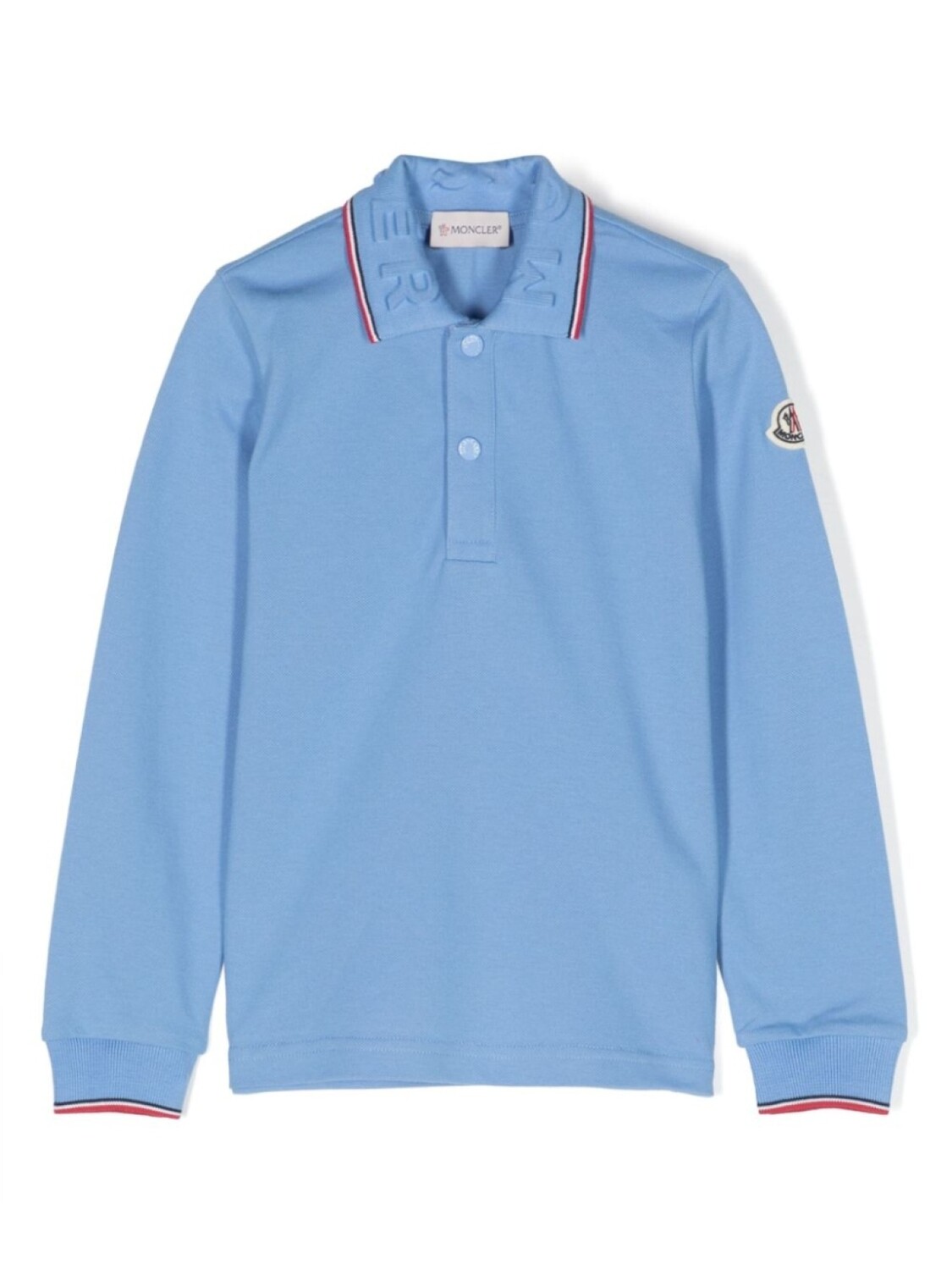 

Moncler Enfant рубашка поло с логотипом, синий
