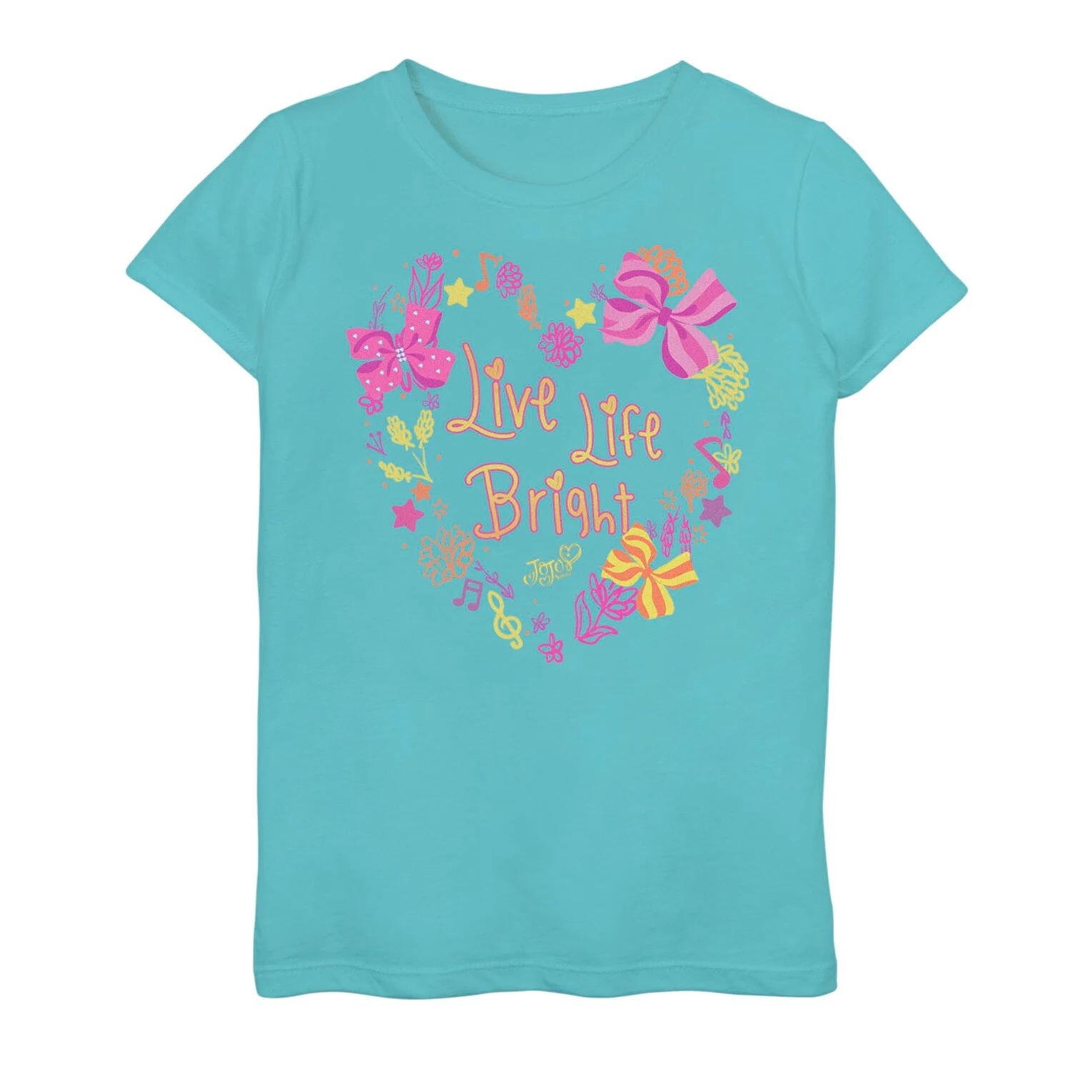 

Футболка JoJo Siwa для девочек 7–16 лет "Live Life Bright" Licensed Character
