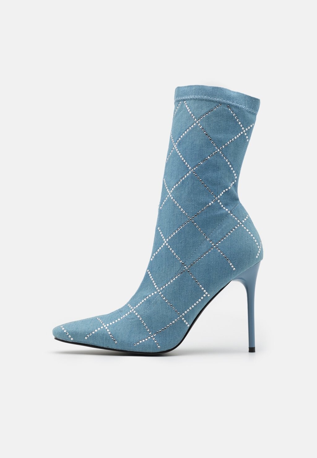 

Ботильоны на каблуке Gilton Simmi London, цвет denim