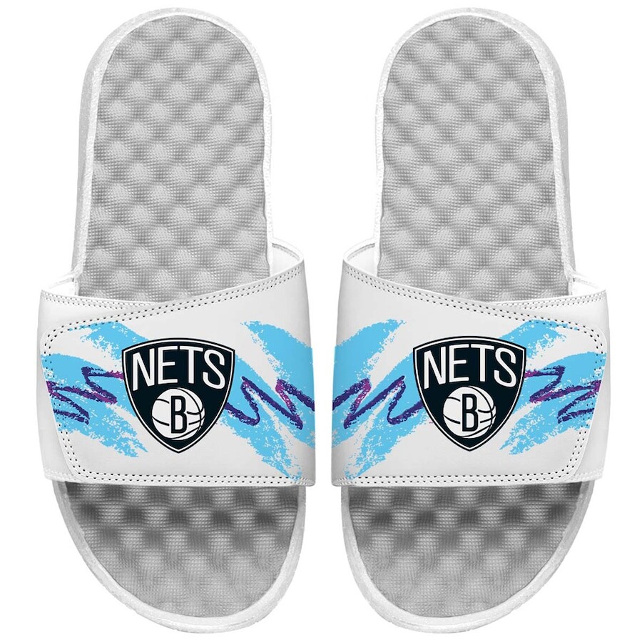 

Шлепанцы ISlide Brooklyn Nets, белый