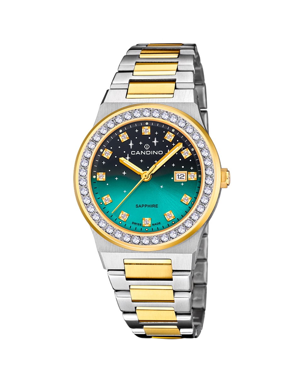 C4750/2 Новинка разноцветные женские часы из стали Candino, мультиколор
