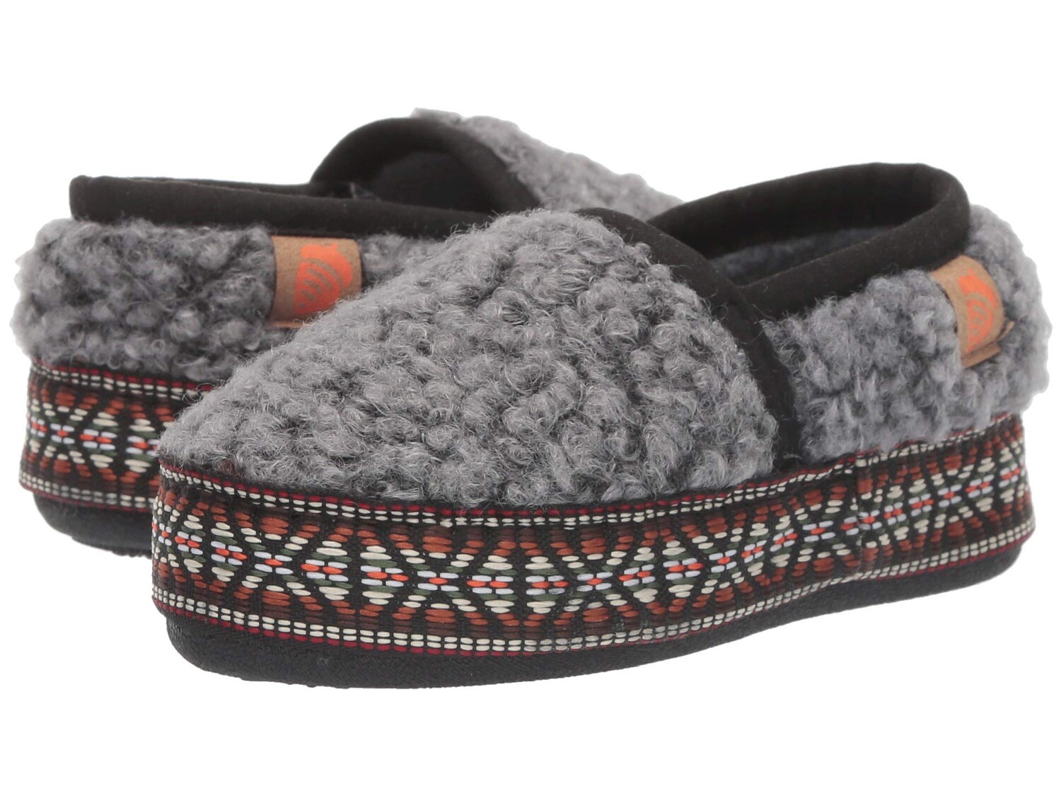 

Домашняя обувь Acorn Kids L'il Woven Trim Moc (Toddler/Little Kid/Big Kid)