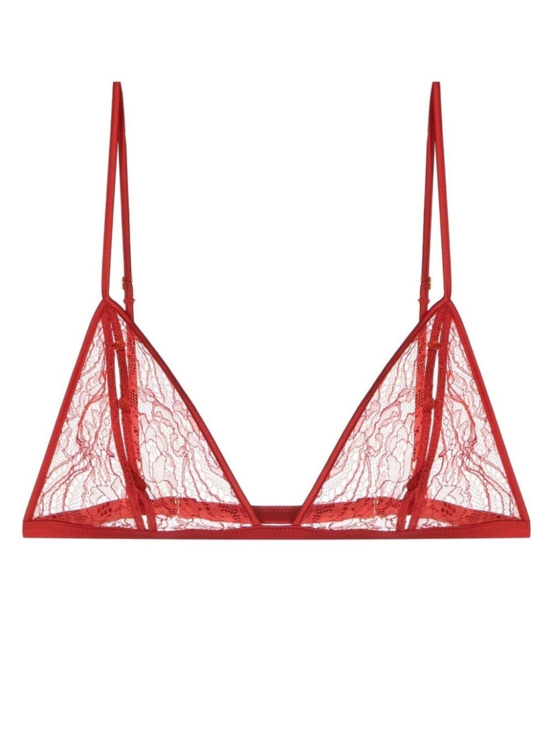 

Бюстгальтер с треугольными чашками Kiki de Montparnasse, красный