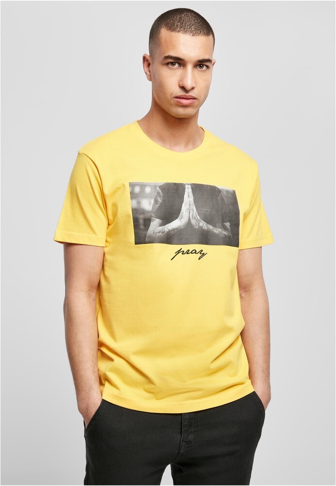 

Футболка Mister Tee Pray Tee, желтый