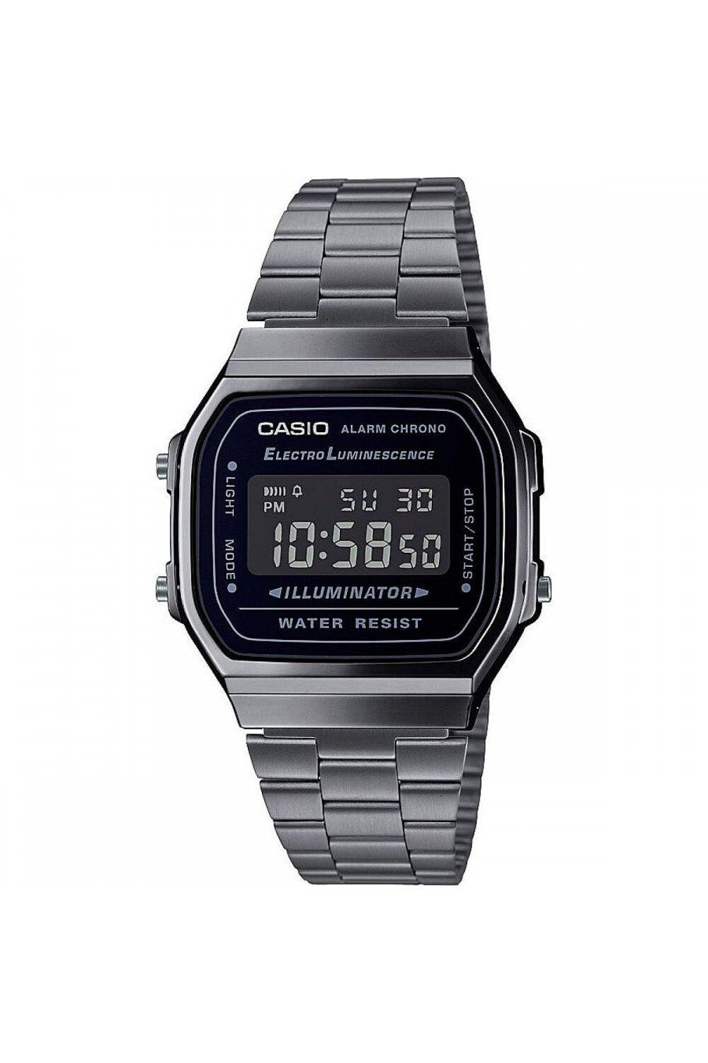 

Классические цифровые кварцевые часы из пластика/смола - A168Wegg-1Bef Casio, черный