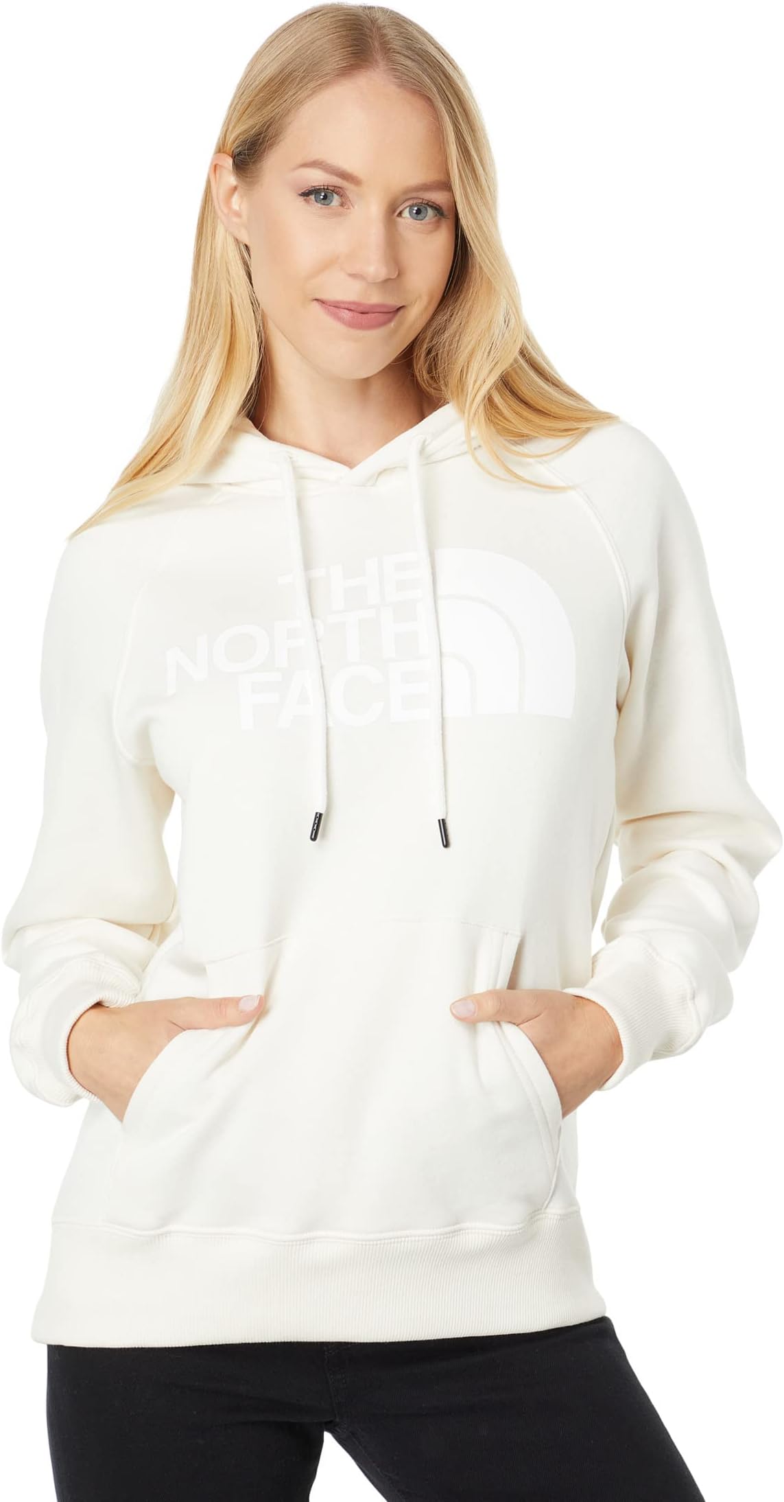 цена Пуловер с капюшоном и полукуполом The North Face, цвет Gardenia White/TNF White