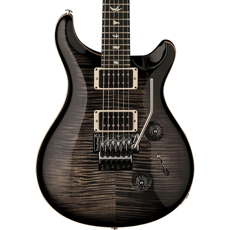 Электрогитара PRS Custom 24 Floyd Rose Charcoal Burst 10-top Electric Guitar w/ case