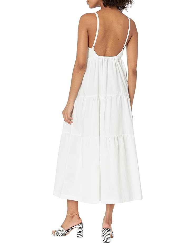 Платье MONROW Poplin Maxi Dress, белый