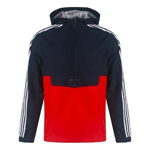 

Куртка adidas neo Casual Windproof Sports Hooded Jacket Blue, синий
