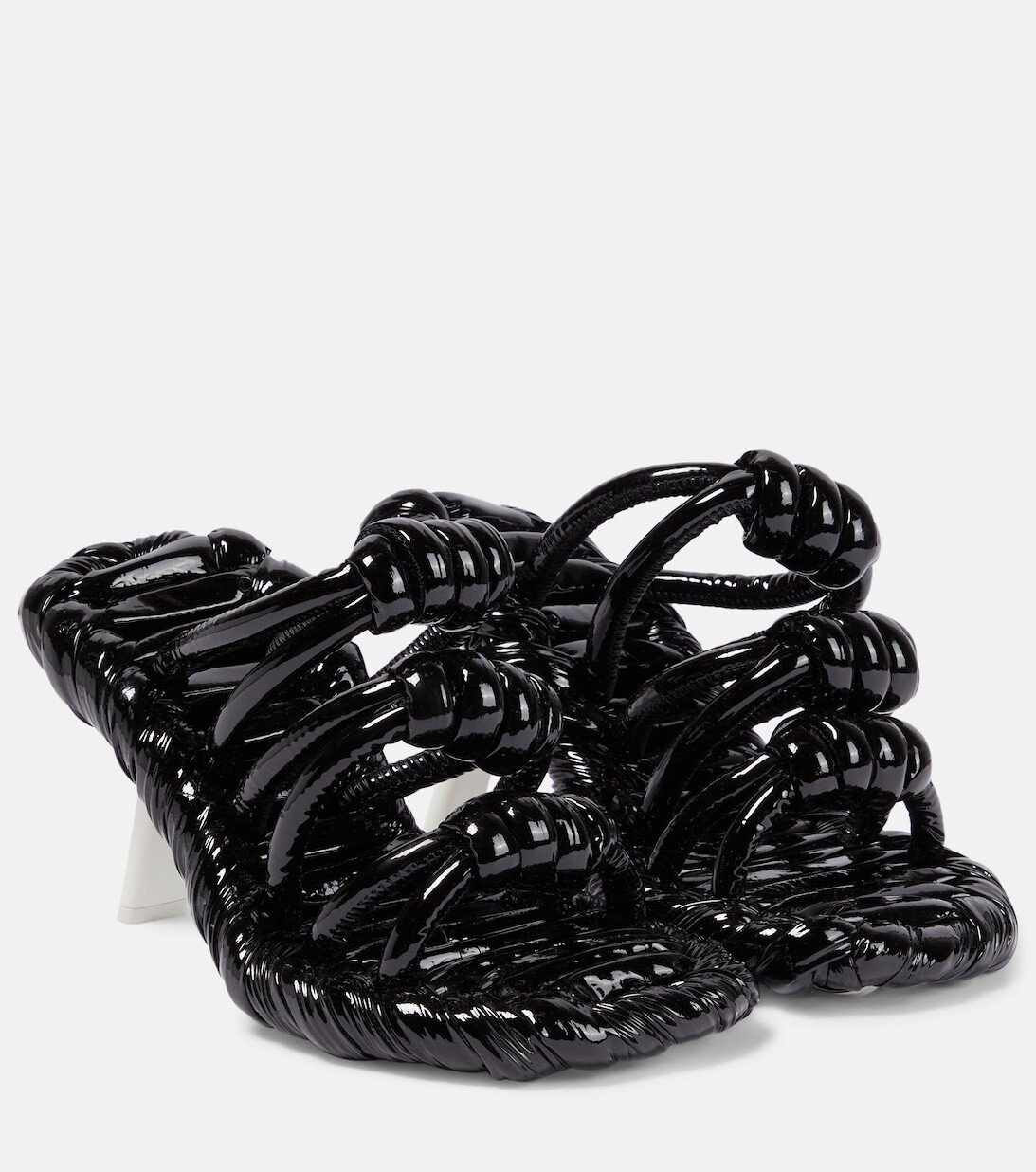 

Кожаные сандалии с узлом Loewe, черный