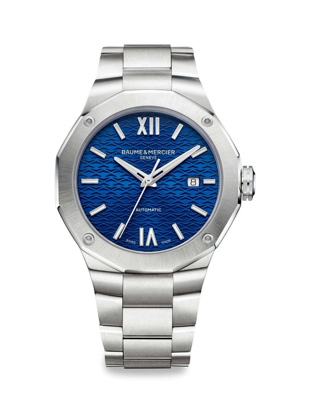 Часы-браслет Riviera 10620 из нержавеющей стали Baume & Mercier, серебряный