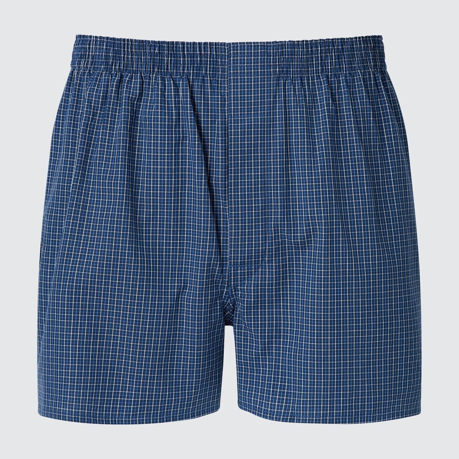 

Тканые боксы в клетку UNIQLO, синий