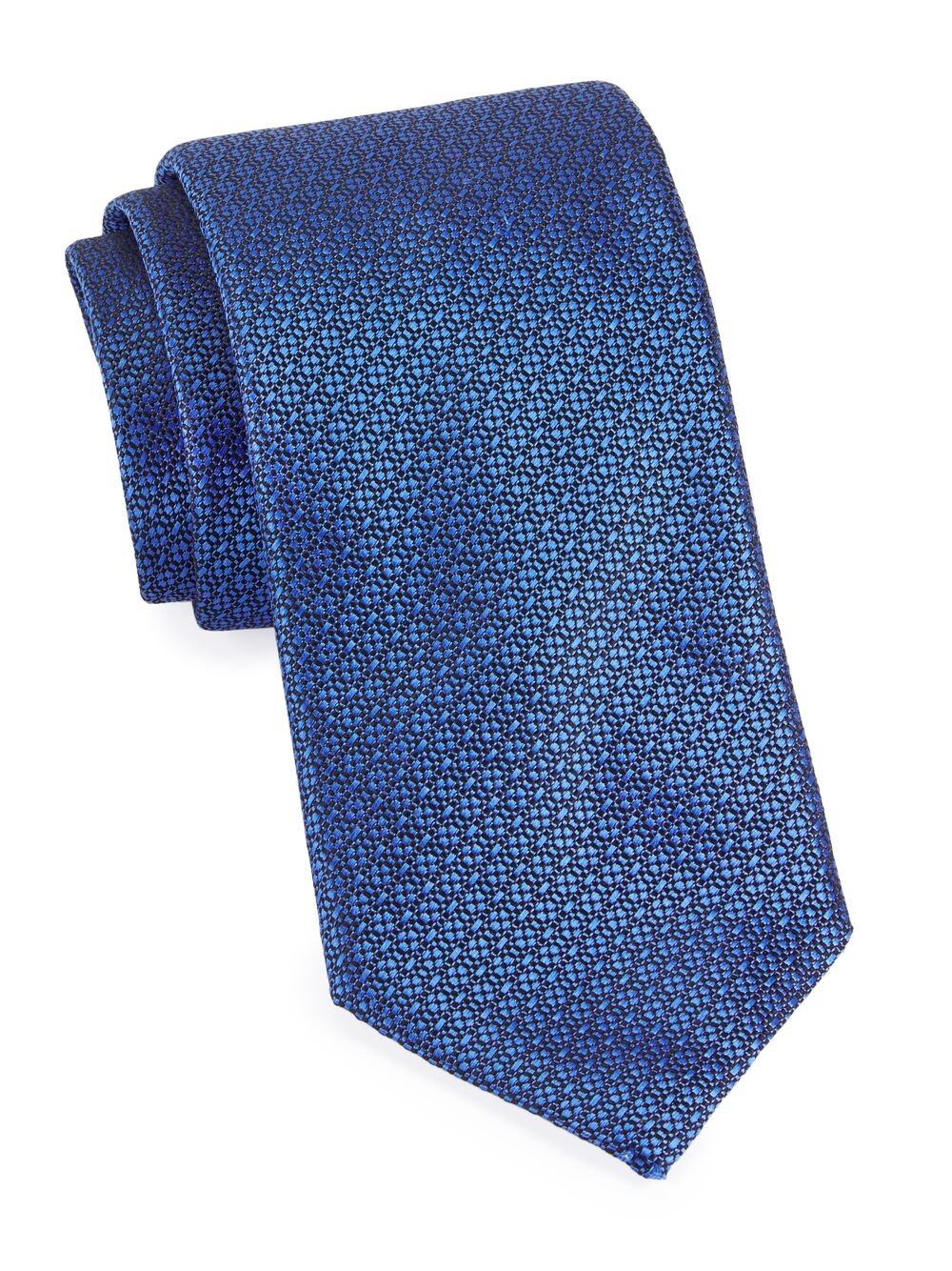 

Аккуратный шелковый галстук Canali, синий