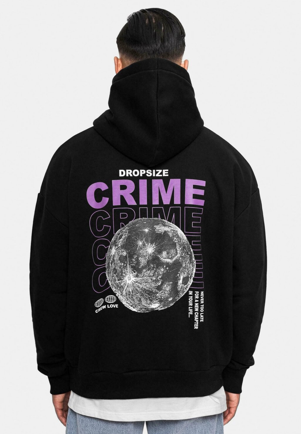 цена Толстовка DROPSIZE HEAVY CRIMEMOON, цвет black