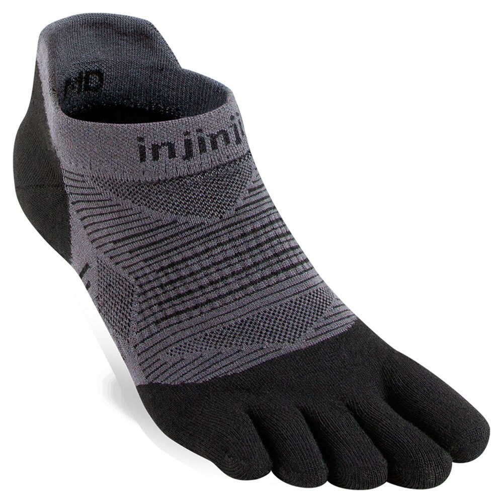 

Носки Injinji Run Lightweight Coolmax no show, черный