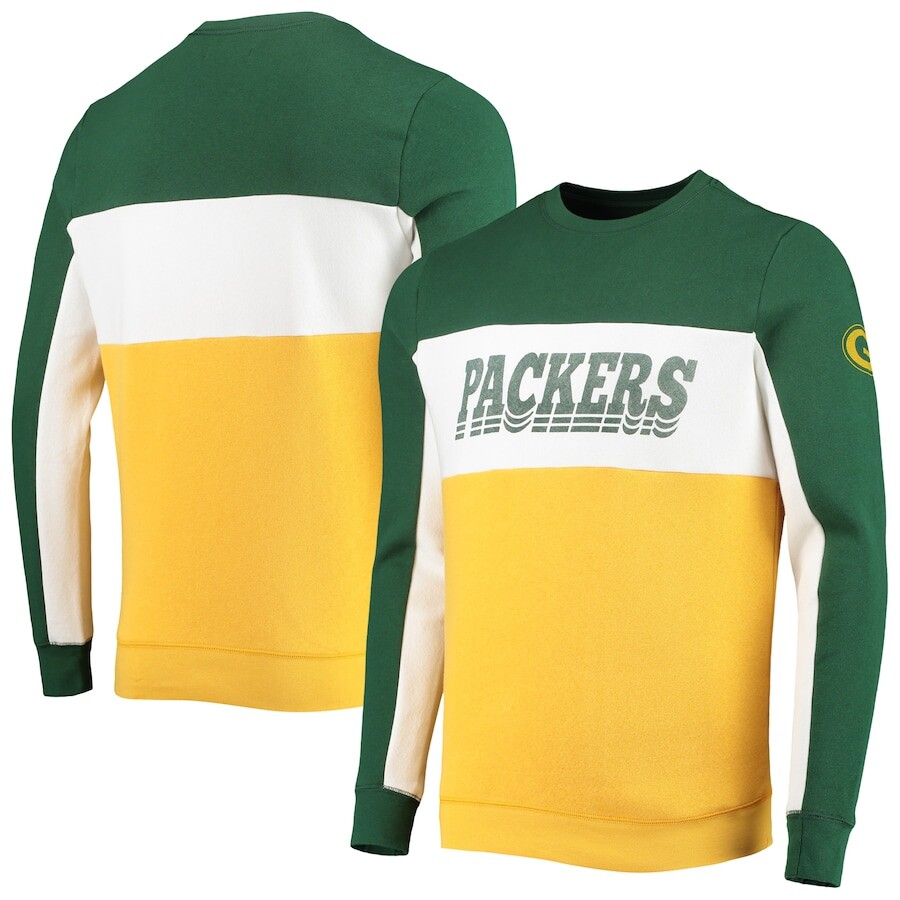 

Толстовка Junk Food Green Bay Packers, зеленый