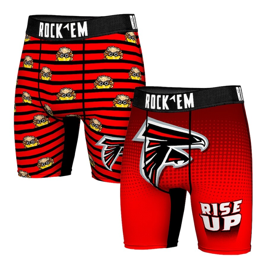 

Боксеры Rock Em Socks Atlanta Falcons, красный